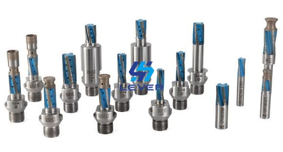 Shank Thread 1/2” Routing Router Bits, Milling And Drilling Bits, Trapez Milling, Diamond Finger Bit Glass Milling Cutter for Glass