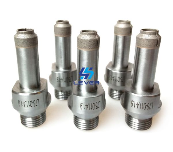 China Diameter 4-75mm Automotive Glass One-Piece Design CNC Diamond Drill Bits for Bystronic And Bando