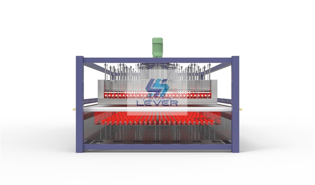 LOW-E Glass tempering furnace with force convection system at top of oven