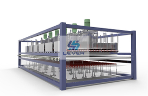 LOW-E Glass tempering furnace with force convection system at top of oven