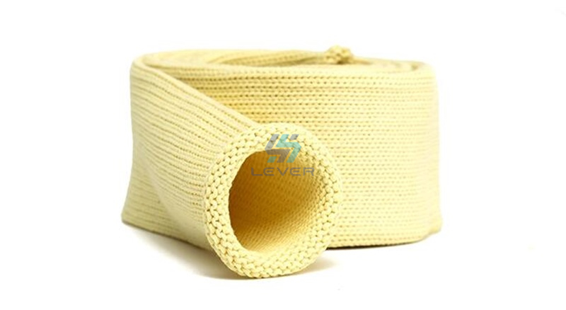 Protective Industrial Thumbhole Kevlar Sleeve for Automotive Glass Tempering Furnace