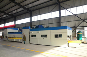 Two way Bi-direction Automotive Rear Glass window and Side glass window single & double Curvature Glass Tempering furnace