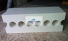 Ceramic roller support seal groove ceramic sockets for glass tempering furnace as ceramic roller holder