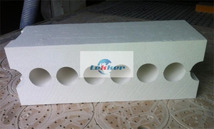 Ceramic roller support seal groove ceramic sockets for glass tempering furnace as ceramic roller holder