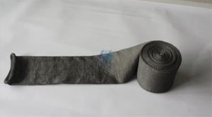 Black High-temperature Wear-resistant Cut-resistant Kevlar Aramid Sleeve for Glass Tempering Line