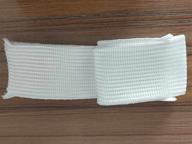 High temperature ceramic fiber sleeve used as ceramic roller cover inside heating oven of glass tempering furnace 