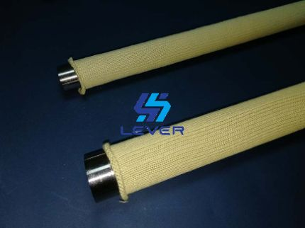 Durable Heat-resistant Manufacturing Tubular Kevlar Sleeve for Glass Tempered Furnace 