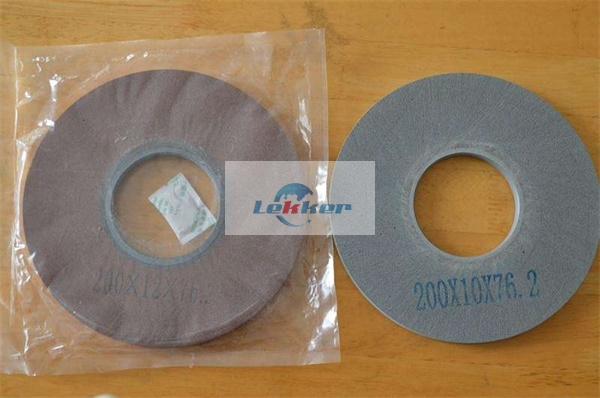 200x10x76.2 Low-e glass coating film layer edge removing deleting deletion wheel discs for double glazing insulating glass edging