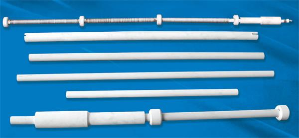 Aluminum Oxide Corundum Alumina Ceramic Tubes ceramic plates ceramic rod for glass tempering furnace