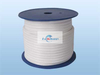 5.5x5.5mm white color high quality fireproof refractory glass fiber rope with high temperature insulation for glass tempering furnace