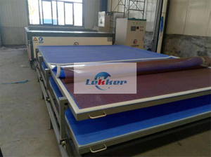 China Professional Manufacture for High Tear Resistant Silicone Vacuum Bag Bed for EVA Laminated Glass with 3mm Thickness Blue Color