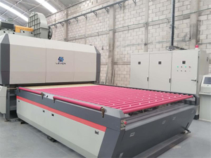 Chinese manufacturer for forced air convection system glass tempering machine furnace with popular size 2440x3660mm for new opening tempered glass factory